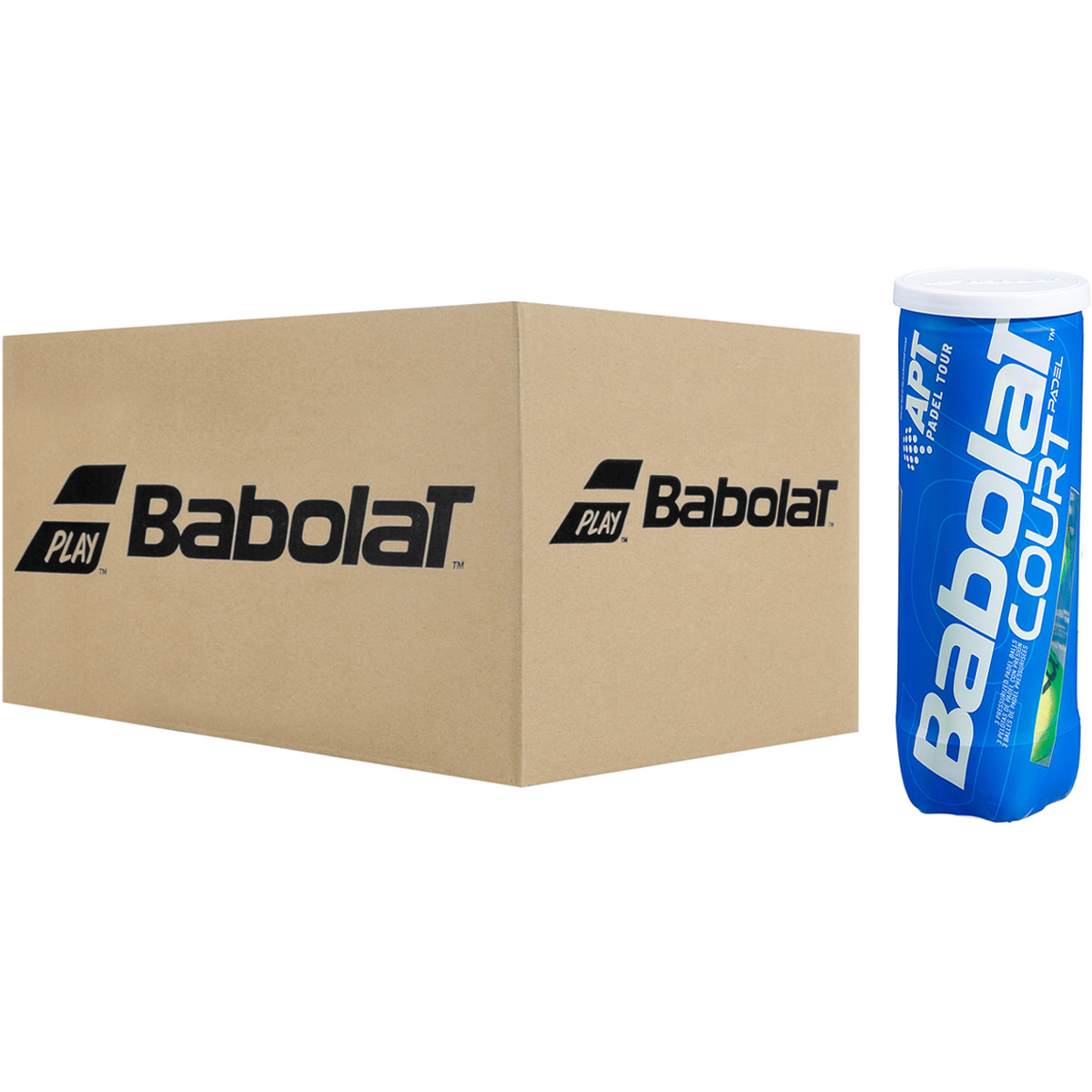 Balles de Padel Tour Babolat - Tube de 3 balle compétition