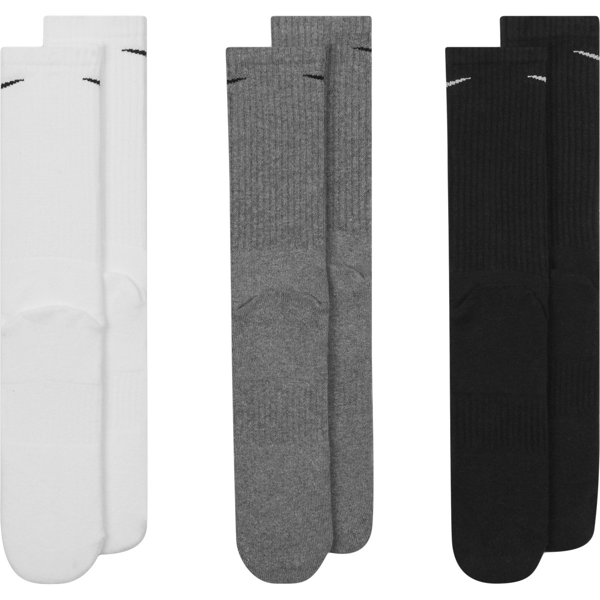 Chaussettes Nike Cushion Everyday mi-hautes (lot de 3 paires) - ACCESSOIRES  - BADMINTON