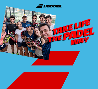 RAQUETTE DE PADEL BABOLAT STORM ROUGE/ORANGE - N-tennis
